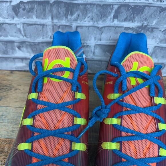 Nike KD V 5 Elite EYBL Multicolor 2013 Basketball 585386-900 Mens Size 15 New - Picture 4 of 8